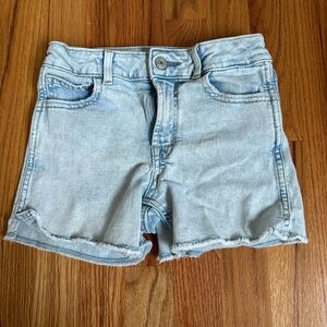 Gap kids cutoff midi high rise shorts size 7